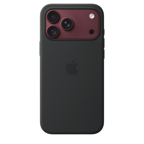 Силиконовый чехол для iPhone 18 Pro Max с MagSafe — Черный (Black)