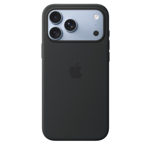 Силиконовый чехол для iPhone 18 Pro Max с MagSafe — Черный (Black)