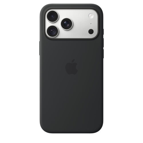 Силиконовый чехол для iPhone 18 Pro Max с MagSafe — Черный (Black)