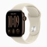 Apple Watch Series 12 46mm, Dark Bronze Aluminum Case with Sport Band - Sand