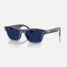 Ray-Ban Meta Audio Burbank Transitions (синий прозрачный / сапфировый фотохром)