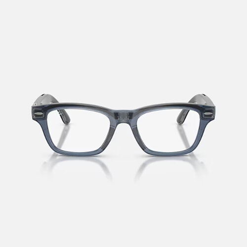 Ray-Ban Meta Audio Burbank Transitions (синий прозрачный / сапфировый фотохром)