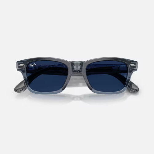 Ray-Ban Meta Audio Burbank Transitions (синий прозрачный / сапфировый фотохром)