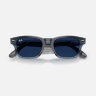 Ray-Ban Meta Audio Burbank Transitions (синий прозрачный / сапфировый фотохром)