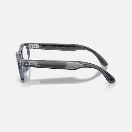 Ray-Ban Meta Audio Burbank Transitions (синий прозрачный / сапфировый фотохром)