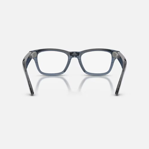 Ray-Ban Meta Audio Burbank Transitions (синий прозрачный / сапфировый фотохром)