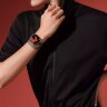 Apple Watch Hermes Series 10 42mm, двойной тонкий кожаный ремешок светло-коричневого цвета