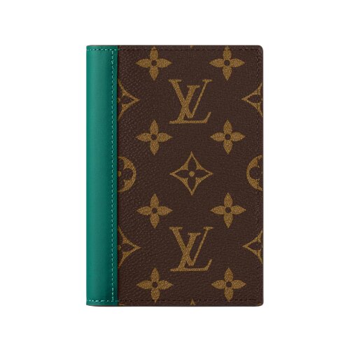 Обложка для паспорта Louis Vuitton Monogram Borneo Green