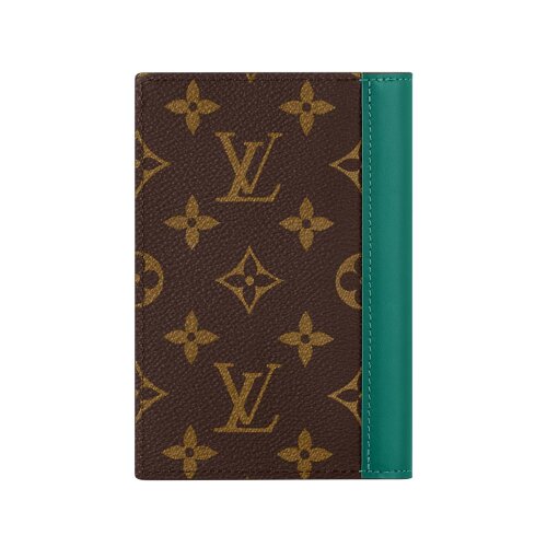 Обложка для паспорта Louis Vuitton Monogram Borneo Green