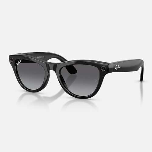 Ray-Ban Meta Gen 2 Skyler (глянцевая черная оправа, линзы графитовые, Polarized)
