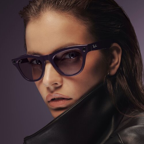 Ray-Ban Meta Gen 2 Skyler (глянцевая черная оправа, линзы графитовые, Polarized)