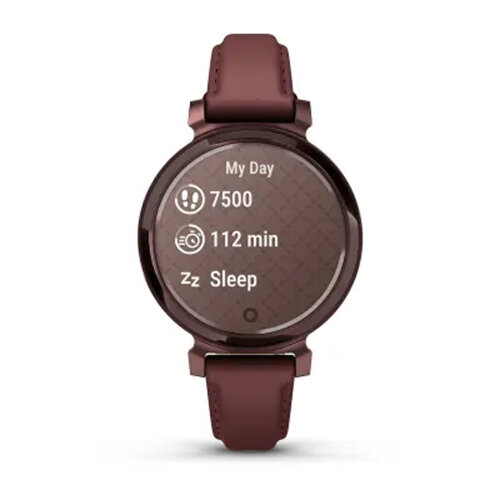 Умные часы Garmin Lily 2 Classic 35mm, Dark Bronze, Mulberry Leather Band