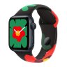 Apple Watch SE (2023) 40mm, Midnight Aluminum Case with Sport Band - Unity Bloom (Цветочный принт)