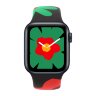 Apple Watch SE (2023) 40mm, Midnight Aluminum Case with Sport Band - Unity Bloom (Цветочный принт)