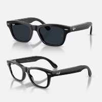 Ray-Ban Meta Audio Burbank Transitions (черный /  серый фотохром)