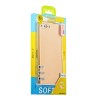 Силиконовая чехол-накладка J-case Shiny Glazed для iPhone 7 Plus и 8 Plus - Золотистый