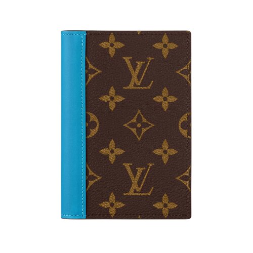 Обложка для паспорта Louis Vuitton Monogram Gaston Blue