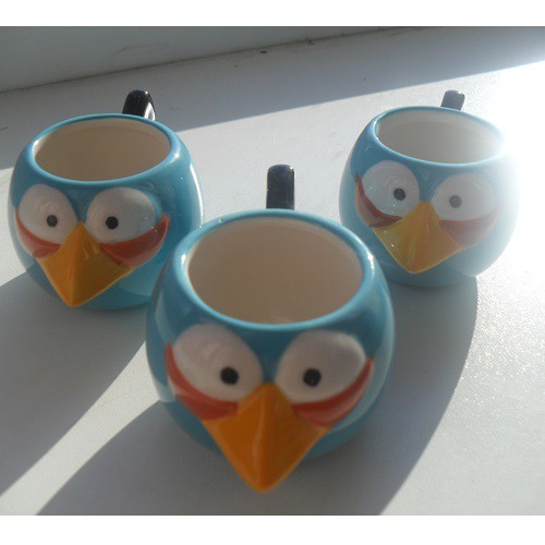 Кружки Angry Birds 3шт голубые