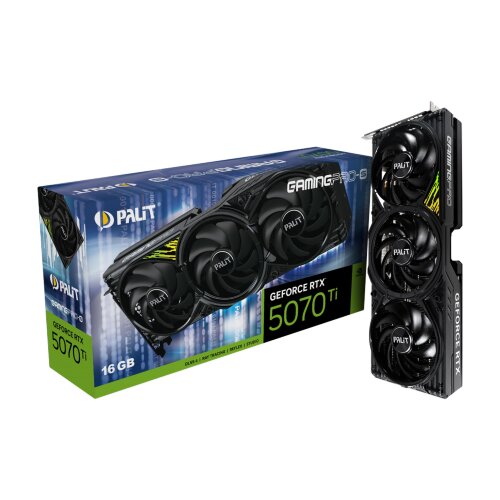 Игровая видеокарта NVIDIA PALIT GeForce RTX 5070 Ti GamingPro-S