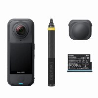 Лёгкая экшн-камера 360 Insta360 X4 Air Black Road No Drone No Problem Bundle