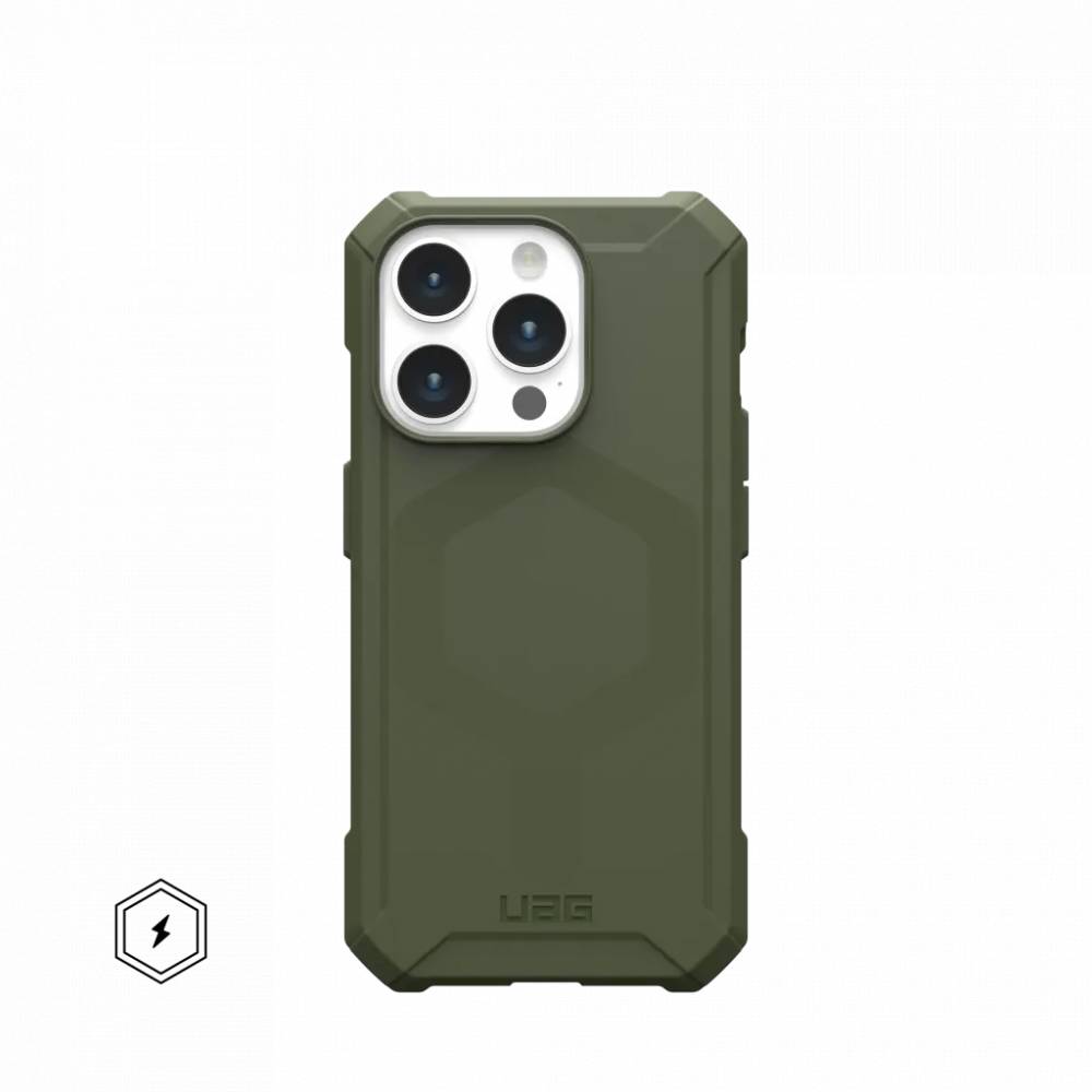 Купить Чехол Uag Essential Armor для iPhone 15 Pro Max Olive Drab в Москве  цена