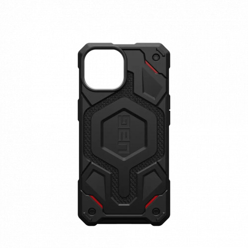 Защитный чехол Uag Monarch Kevlar для iPhone 15 Plus MagSafe - Кевлар черный (Kevlar Black)