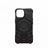 Защитный чехол Uag Monarch Kevlar для iPhone 15 Plus MagSafe - Кевлар черный (Kevlar Black)
