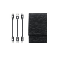 Дорожный комплект из 3 кабелей Nimble PowerKnit