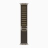 Apple Watch Ultra 4 49mm Titanium Case with Dark Olive Alpine Loop (L)