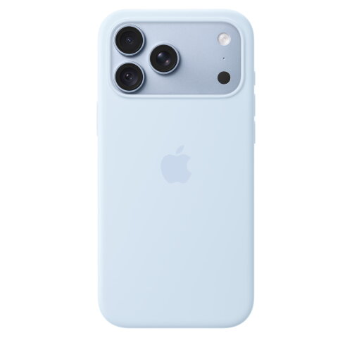 Силиконовый чехол для iPhone 18 Pro Max с MagSafe — Ярко-голубой (Crisp Blue)