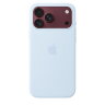 Силиконовый чехол для iPhone 18 Pro Max с MagSafe — Ярко-голубой (Crisp Blue)
