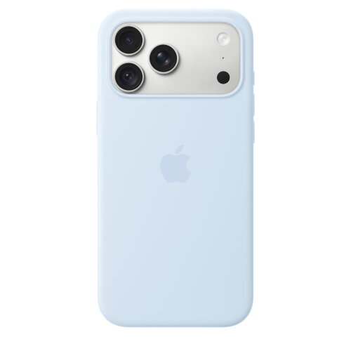 Силиконовый чехол для iPhone 18 Pro Max с MagSafe — Ярко-голубой (Crisp Blue)