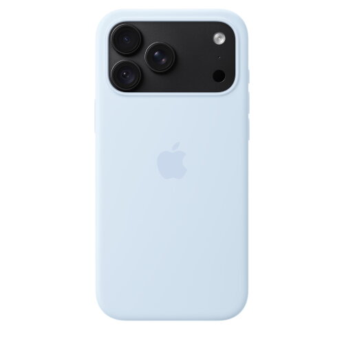 Силиконовый чехол для iPhone 18 Pro Max с MagSafe — Ярко-голубой (Crisp Blue)