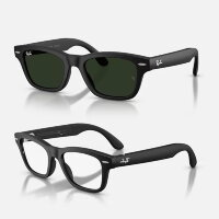 Ray-Ban Meta Audio Burbank Transitions (черный / графитово-зеленый фотохром)