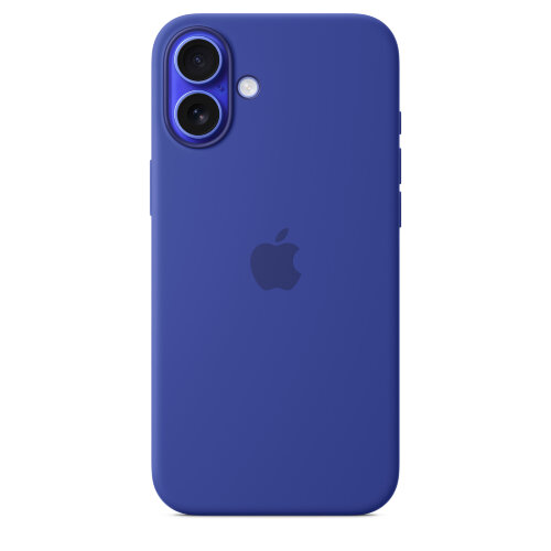 Силиконовый чехол для iPhone 16 Plus с MagSafe - Ultramarine (Голубой)