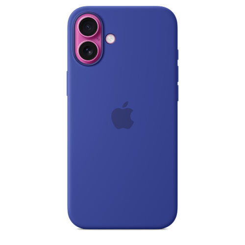 Силиконовый чехол для iPhone 16 Plus с MagSafe - Ultramarine (Голубой)