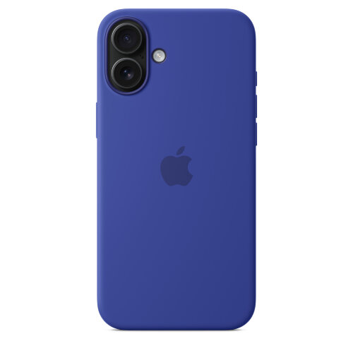 Силиконовый чехол для iPhone 16 Plus с MagSafe - Ultramarine (Голубой)