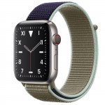 Apple Watch Edition Series 5 Titanium, 44 мм Cellular + GPS, браслет хаки