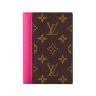 Обложка для паспорта Louis Vuitton Monogram Pondichery Pink