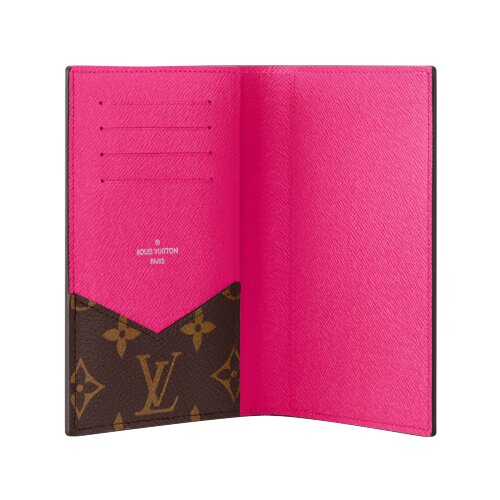 Обложка для паспорта Louis Vuitton Monogram Pondichery Pink