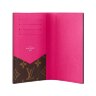 Обложка для паспорта Louis Vuitton Monogram Pondichery Pink