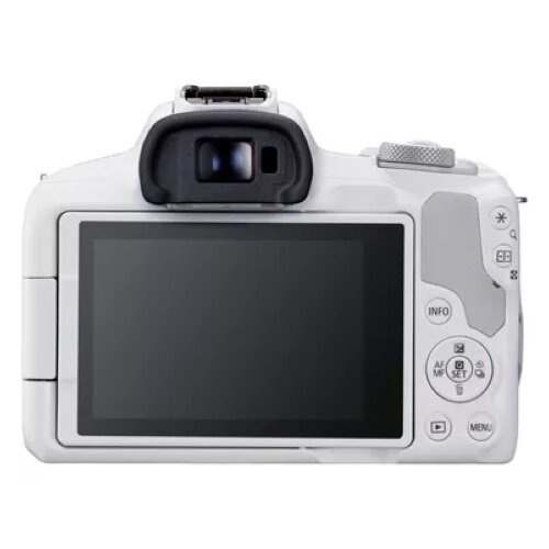 Canon EOS R50 Mirrorless Camera, White + RF-S 18-45mm F4.5-6.3 IS STM Lens