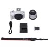 Canon EOS R50 Mirrorless Camera, White + RF-S 18-45mm F4.5-6.3 IS STM Lens