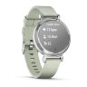 Умные часы Garmin Lily 2 Classic 35mm, Silver, Sage Gray Nylon Band
