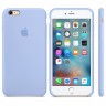 Чехол силиконовый для iPhone 6S Васильковый