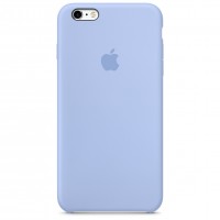 Чехол силиконовый для iPhone 6S Васильковый