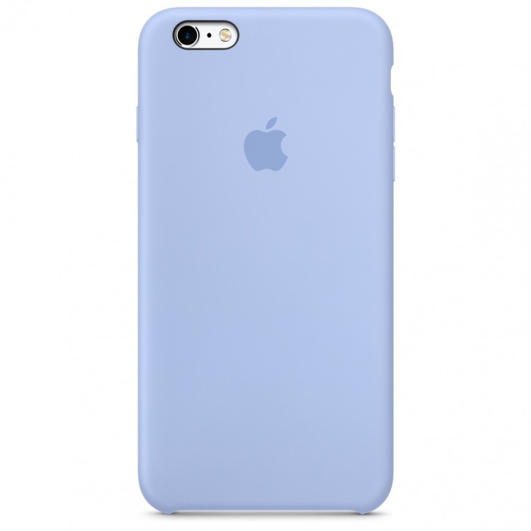 Чехол силиконовый для iPhone 6S Васильковый