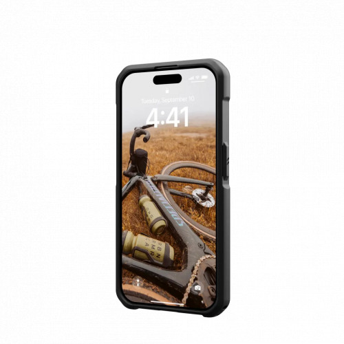 Защитный чехол Uag Metropolis LT для iPhone 15 Pro Max с MagSafe - Кевлар черный (Kevlar Black)