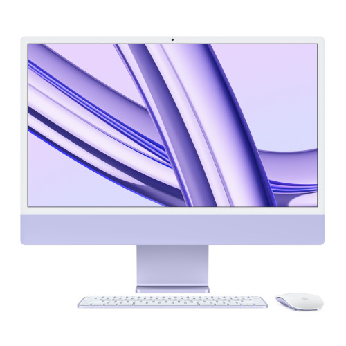 Apple iMac 24 inch (2023, M3, 8GB, 1TB SSD, 10-core GPU) Purple
