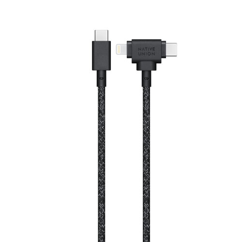 Кабель Native Union Belt Cable Duo USB-C — Lightning и USB-C